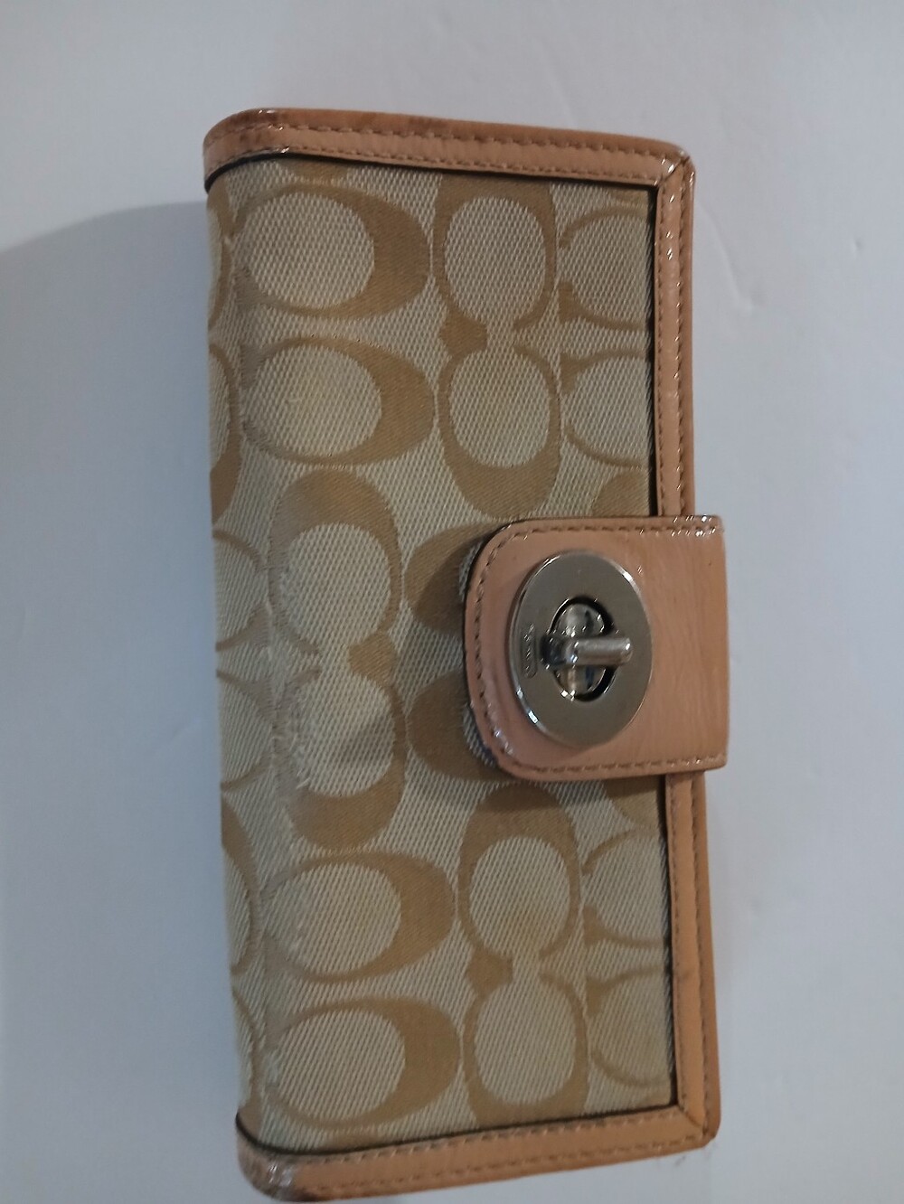 Coach Turnlock Slim Envelope Wallet
